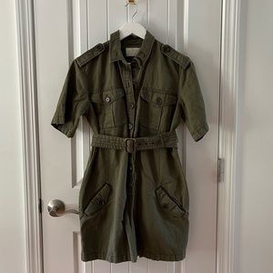 Banana Republic Utility Romper in Green - Size Small